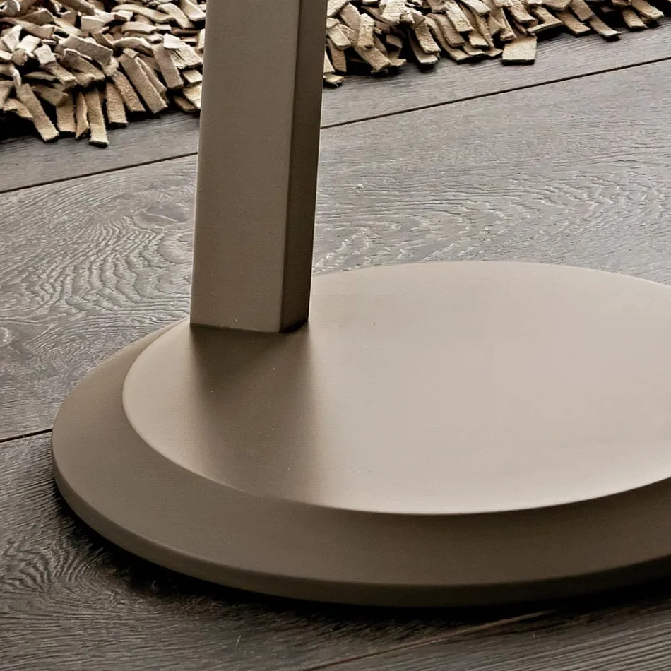 Table basse en MDF laqué avec cadre en bois massif fabriqué en Italie - Tobiko Viadurini