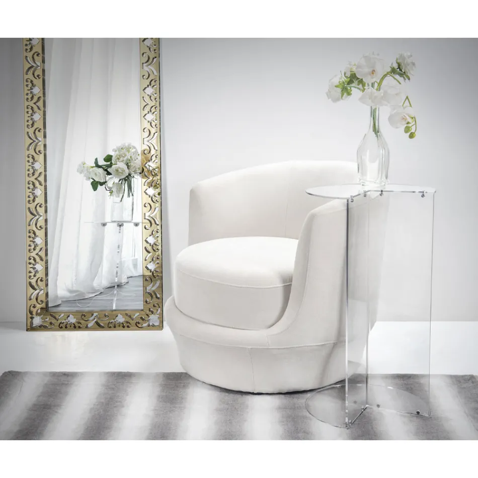 Table basse en plexiglas transparent ou coloré Made in Italy - Tabli Viadurini