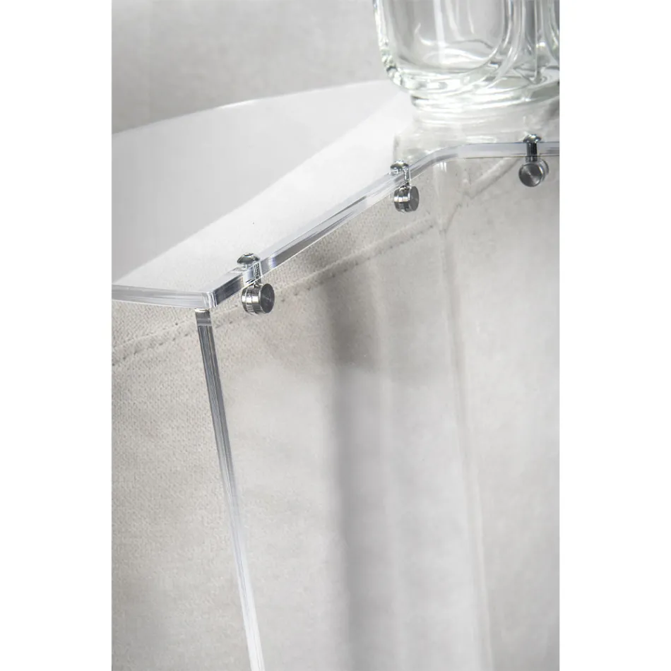 Table basse en plexiglas transparent ou coloré Made in Italy - Tabli Viadurini