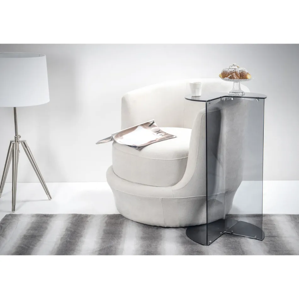 Table basse en plexiglas transparent ou coloré Made in Italy - Tabli Viadurini