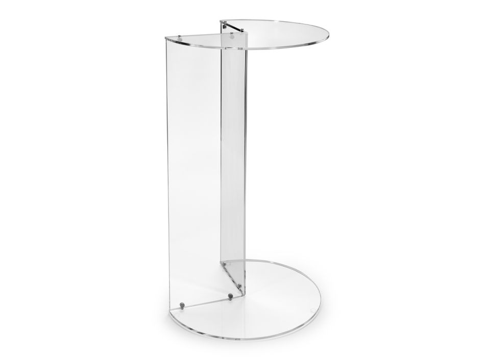 Table basse en plexiglas transparent ou coloré Made in Italy - Tabli Viadurini