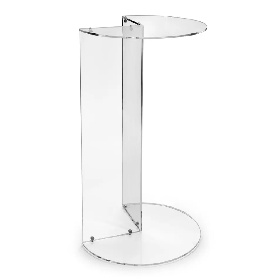 Table basse en plexiglas transparent ou coloré Made in Italy - Tabli Viadurini