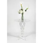 Table Basse Ronde en Plexiglas Transparent 2 Dimensions - Phosphorus Viadurini