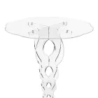 Table Basse Ronde en Plexiglas Transparent 2 Dimensions - Phosphorus Viadurini