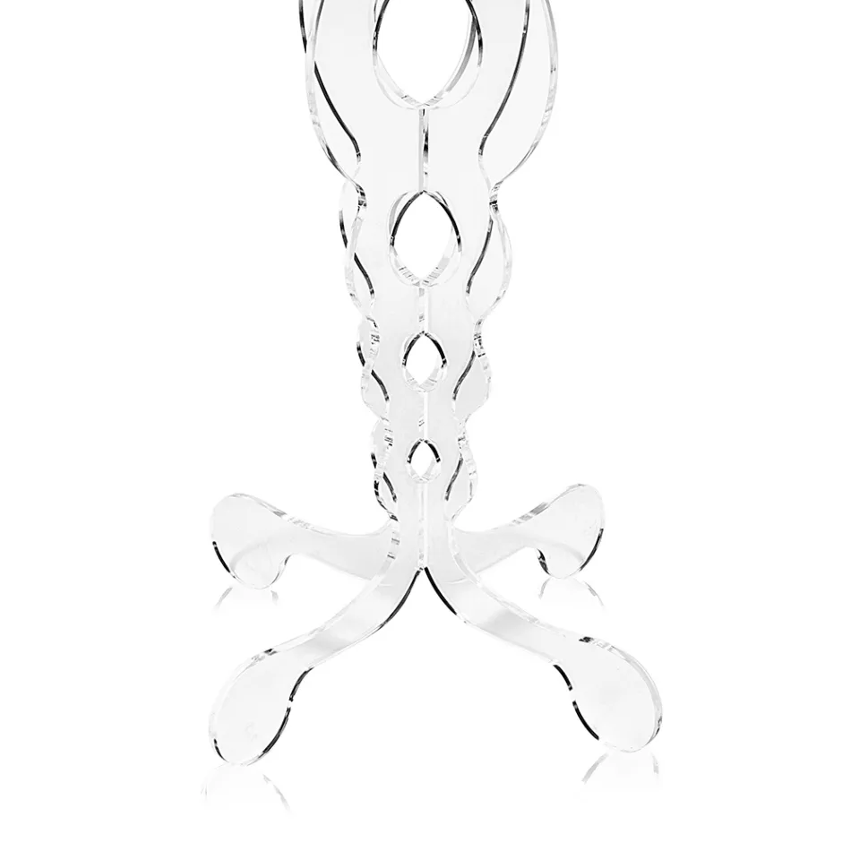 Table Basse Ronde en Plexiglas Transparent 2 Dimensions - Phosphorus Viadurini