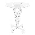 Table Basse Ronde en Plexiglas Transparent 2 Dimensions - Phosphorus