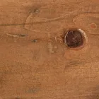 Table basse ronde en bois recyclé et acier blanc ou gris - Genoveffa Viadurini