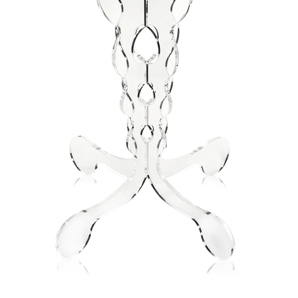 Table d'appoint ronde rouge diamètre 36cm Janis, faite en Italie Viadurini