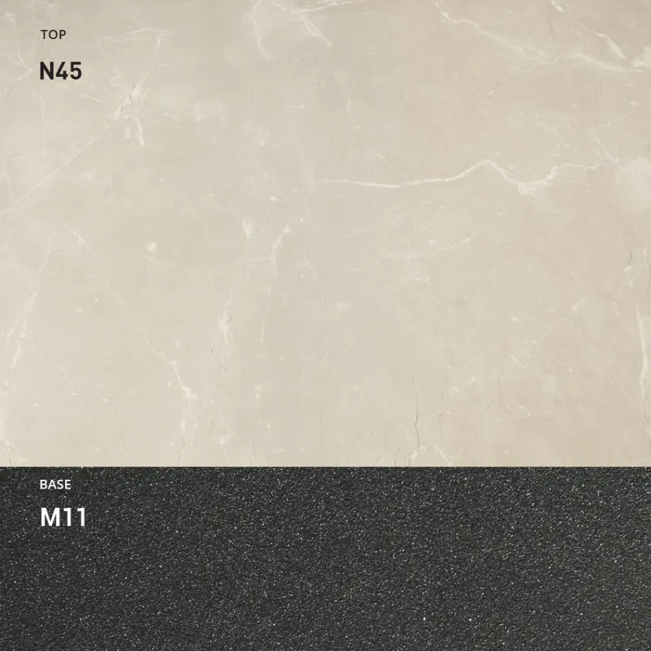 Table Basse Transformable à Hauteur Réglable jusqu'à 82 cm Fabriquée en Italie - Roue Viadurini