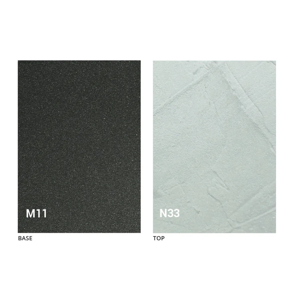 Table basse transformable avec plateau en bois et base en métal Made in Italy - Pêche Viadurini