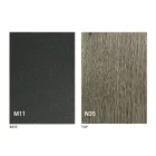 Table basse transformable avec plateau en bois et base en métal Made in Italy - Pêche Viadurini