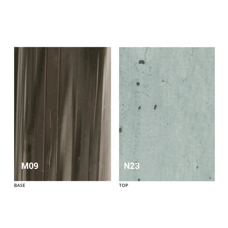 Table basse transformable en bois et métal noir Made in Italy - Niverio Viadurini