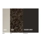 Table Basse Transformable en Métal et Céramique Design Made in Italy - Saturn Viadurini