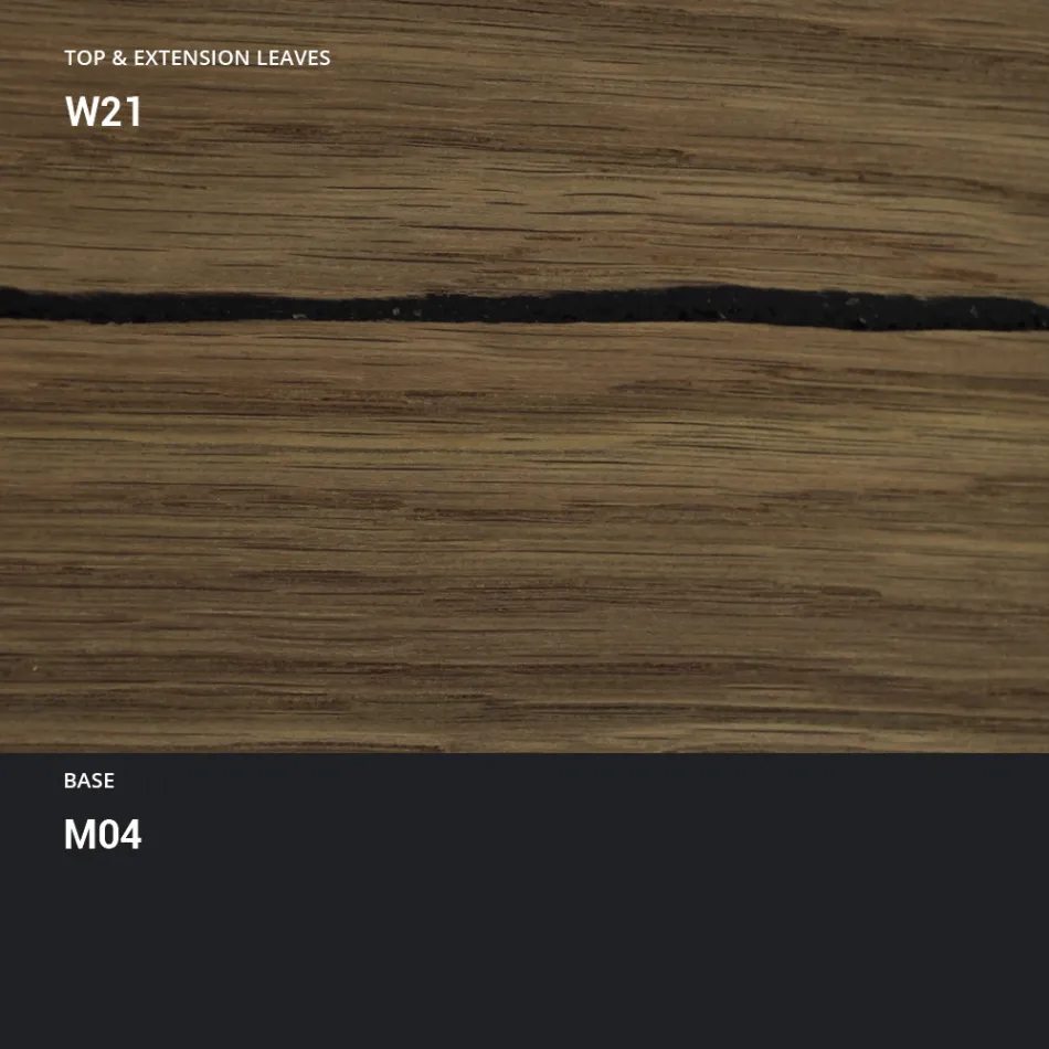 Table basse transformable en table à manger en bois Made in Italy - Polar Viadurini