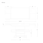 Table basse transformable en table à manger en bois Made in Italy - Polar Viadurini