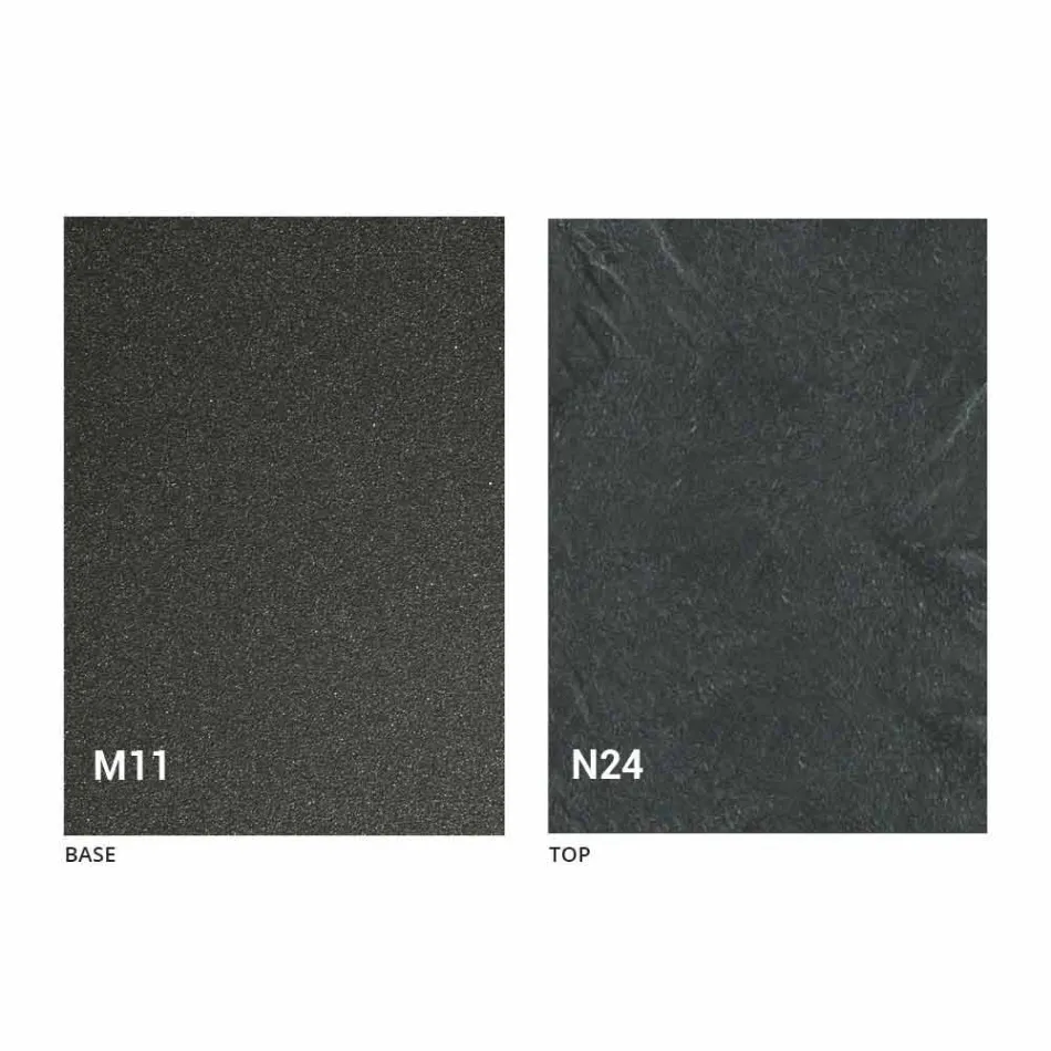 Table Basse Convertible en Table de Salle à Manger Plateau Bois et Base Métal - Pêche Viadurini