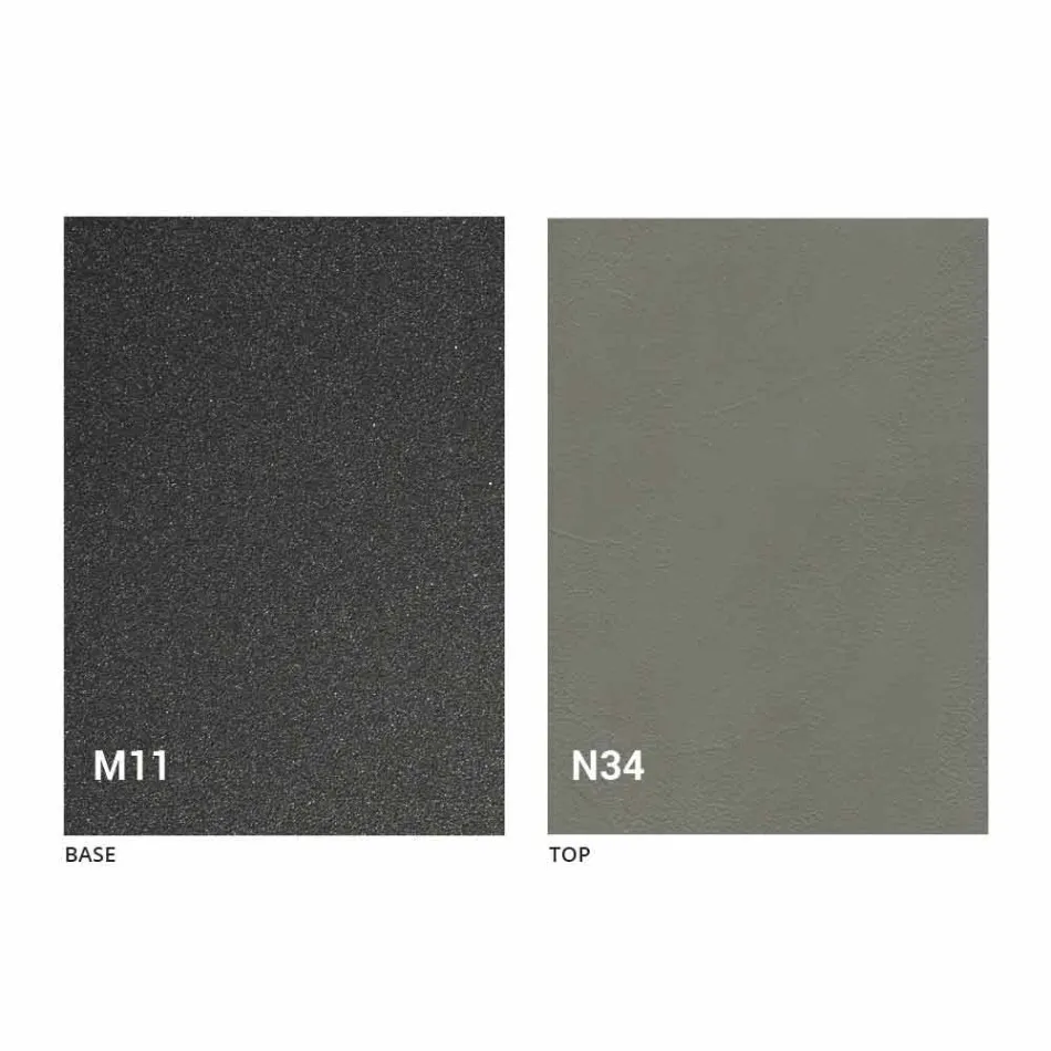 Table Basse Convertible en Table de Salle à Manger Plateau Bois et Base Métal - Pêche Viadurini