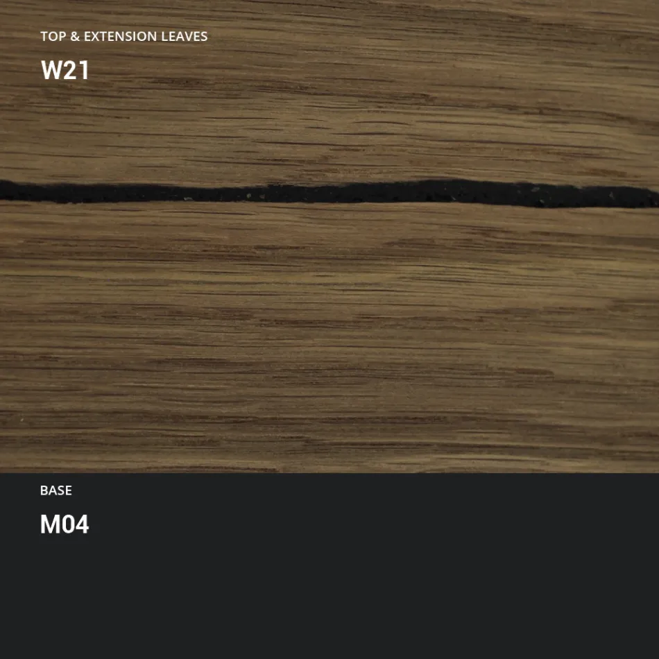 Table Basse Transformable en Métal et Bois Table Made in Italy - Polaris Viadurini