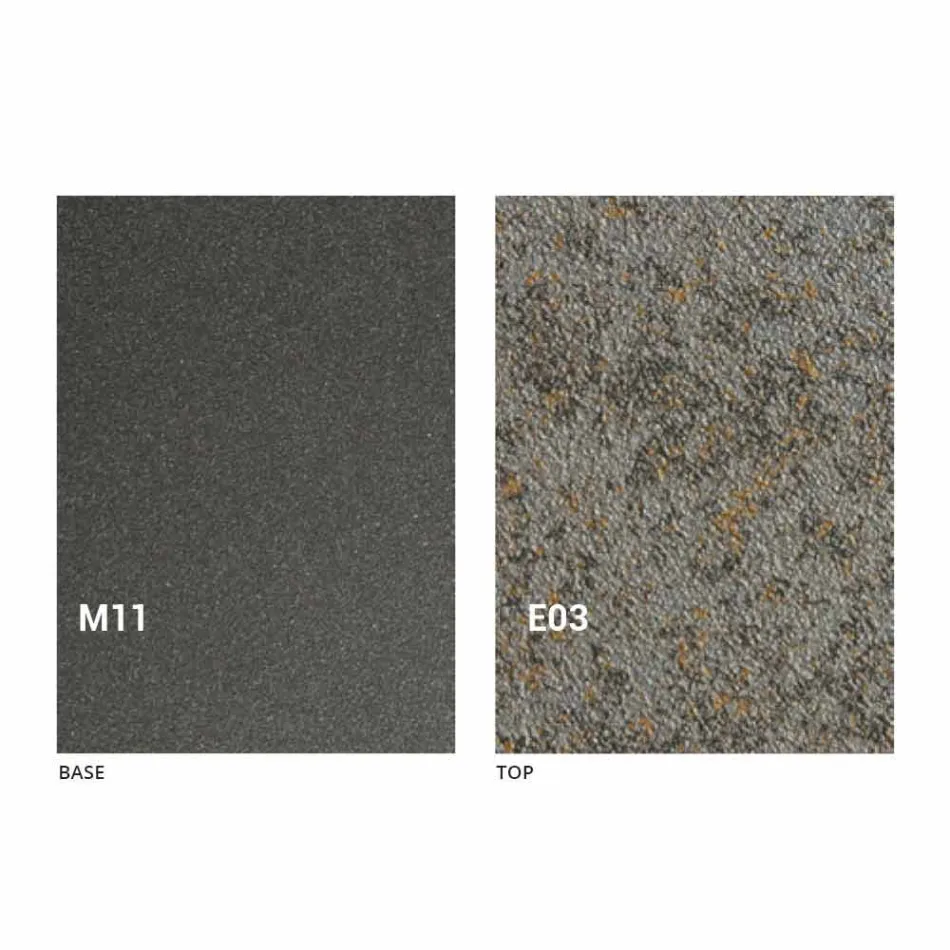 Table basse transformable moderne avec plateau effet Malta Made in Italy - Patroclus Viadurini