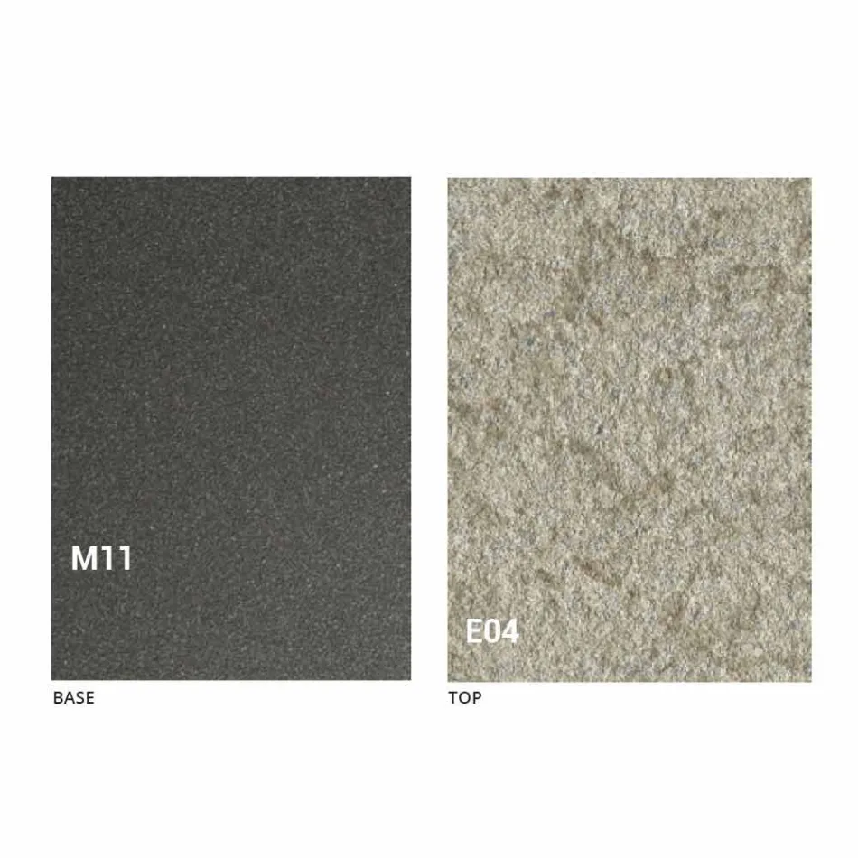 Table basse transformable moderne avec plateau effet Malta Made in Italy - Patroclus Viadurini