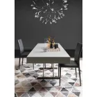 Table basse transformable moderne avec plateau effet Malta Made in Italy - Patroclus Viadurini