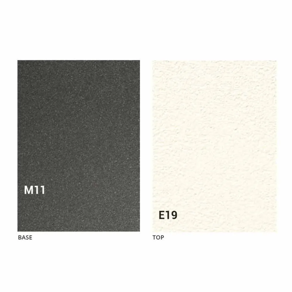 Table basse transformable moderne avec plateau effet Malta Made in Italy - Patroclus Viadurini