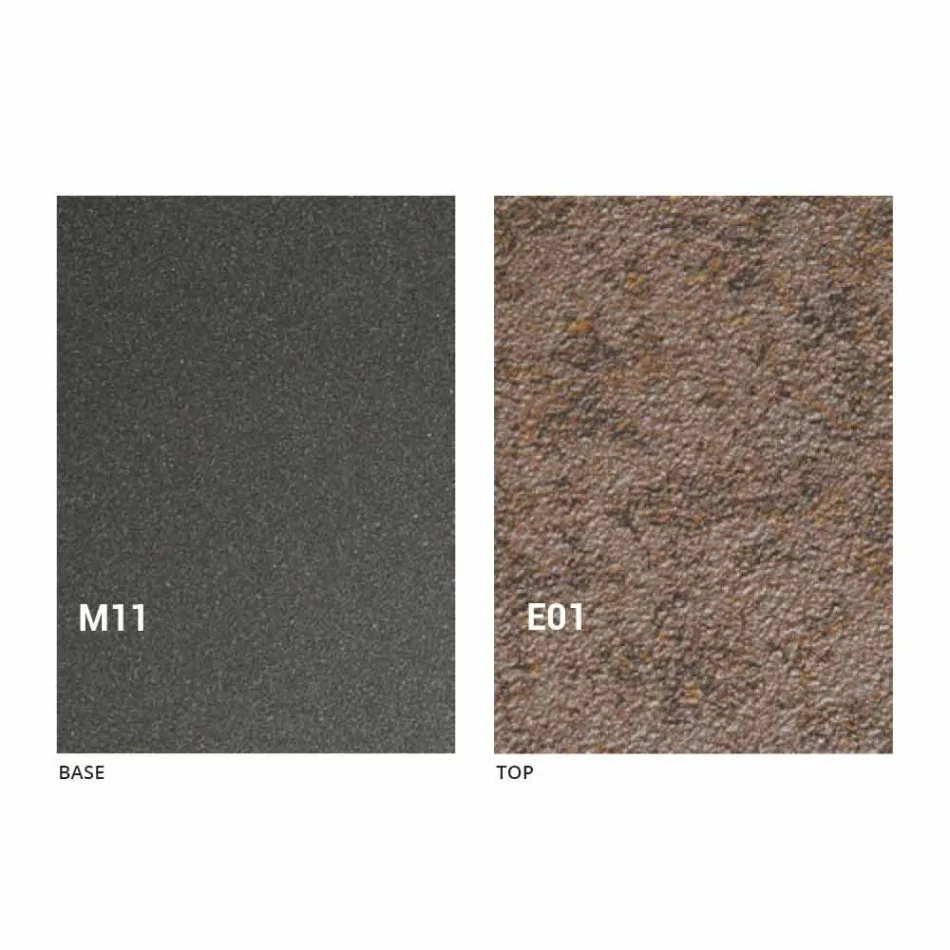 Table basse transformable moderne avec plateau effet Malta Made in Italy - Patroclus Viadurini