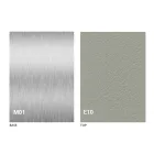 Table basse transformable moderne, dessus effet mortier fabriquée en Italie - Salomon Viadurini