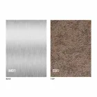 Table basse transformable moderne avec plateau effet mortier fabriquée en Italie - Salomon Viadurini