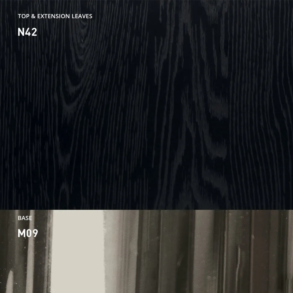 Table basse transformable moderne en métal et bois Made in Italy - Universe Viadurini