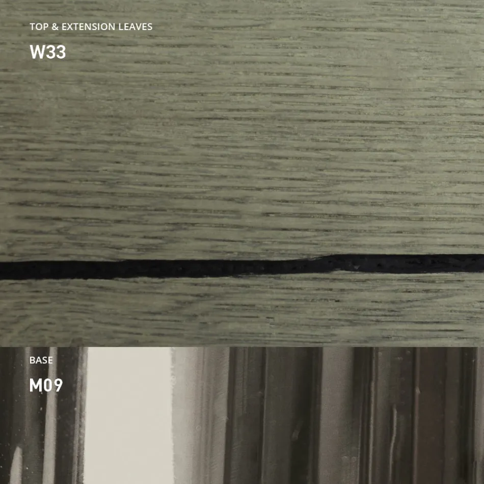 Table basse transformable moderne en métal et bois Made in Italy - Universe Viadurini