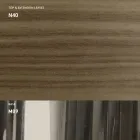 Table basse transformable moderne en métal et bois Made in Italy - Universe Viadurini