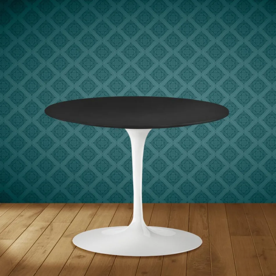 Table basse Tulipe Eero Saarinen H 41 cm, céramique Domoos, fabriquée en Italie - Écarlate Viadurini