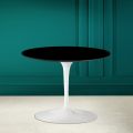 Table basse Tulip Eero Saarinen H 41 en céramique noire absolue Made in Italy - Scarlet
