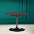 Tulip Eero Saarinen H 41 Table Basse en Céramique Noir Desire Made in Italy - Scarlet