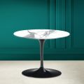 Tulip Eero Saarinen H 41 Table Basse en Céramique Statuaire Altissimo Made in Italy - Scarlet