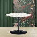 Table basse Tulip Saarinen en marbre de Carrare H 41 Made in Italy - Scarlet