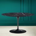 Tulip Saarinen H 41 Table Basse Ovale avec Plateau en Céramique Marquinia - Écarlate