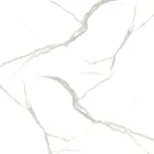 Tulip Saarinen H 41 Table Basse Ovale en Céramique Calacatta Michelangelo Viadurini