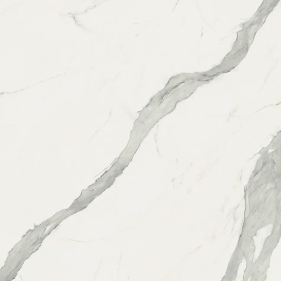 Tulip Saarinen H 41 Table Basse Ovale en Céramique Statuaire Veine Pleine Viadurini