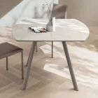 Table tonneau extensible jusqu'à 170 cm en stratifié HPL - Convivio Viadurini