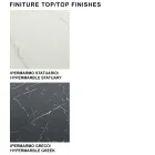 Table Tonneau Moderne en Céramique et Acier Or Rose Fabriquée en Italie – Settimmio Viadurini