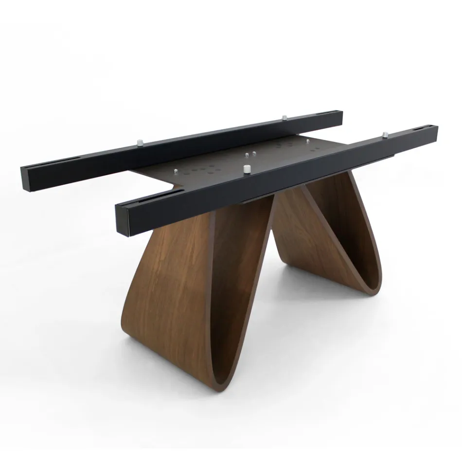 Table extensible jusqu'à 276 cm en Céramique Noir Désir Made in Italy - Equateur Viadurini
