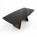 Table extensible jusqu'à 276 cm en Céramique Noir Désir Made in Italy - Equateur