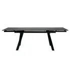 Table extensible 160/240 x 90 cm en vitrocéramique - Master Viadurini