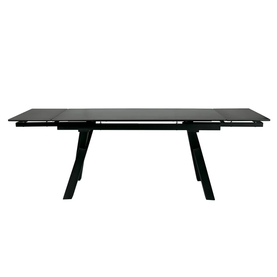 Table extensible 160/240 x 90 cm en vitrocéramique - Master Viadurini