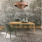 Table extensible de 180 à 240 cm en frêne à lattes - Modula Viadurini