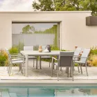 Table extensible jusqu'à 149 cm en aluminium thermolaqué - Besoin Viadurini