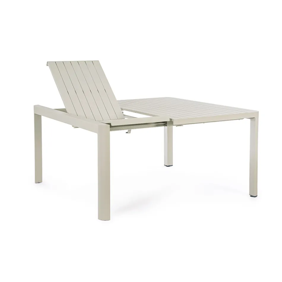 Table extensible jusqu'à 149 cm en aluminium thermolaqué - Besoin Viadurini