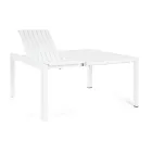 Table extensible jusqu'à 149 cm en aluminium thermolaqué - Besoin Viadurini